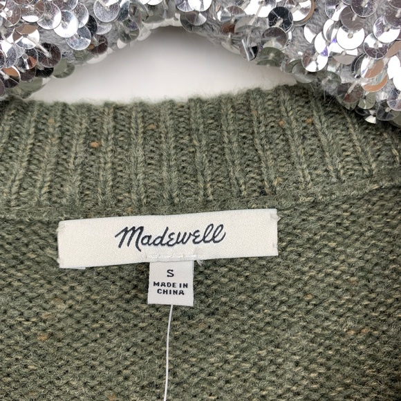 Madewell Dongal Button Sweater Dress - Picture 6 of 8